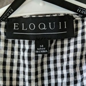 Eloquii Tops - Eloquii Gingham Wrap Top Eloquii Tops - Eloquii Gingham Wrap Top